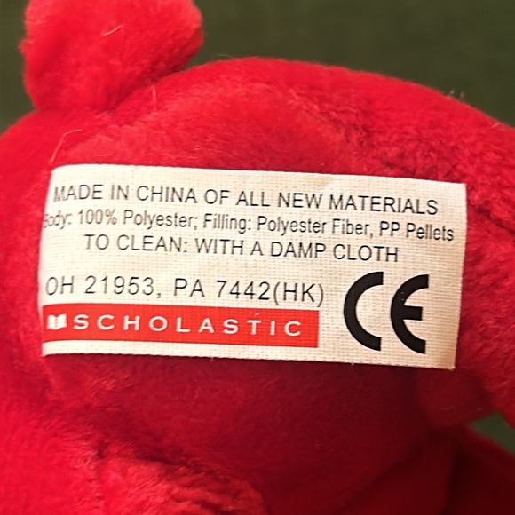 2 Clifford The Big Red Dog Scholastic Plush Stuffed Animal Dogs Finger Puppet - Picture 7 of 16